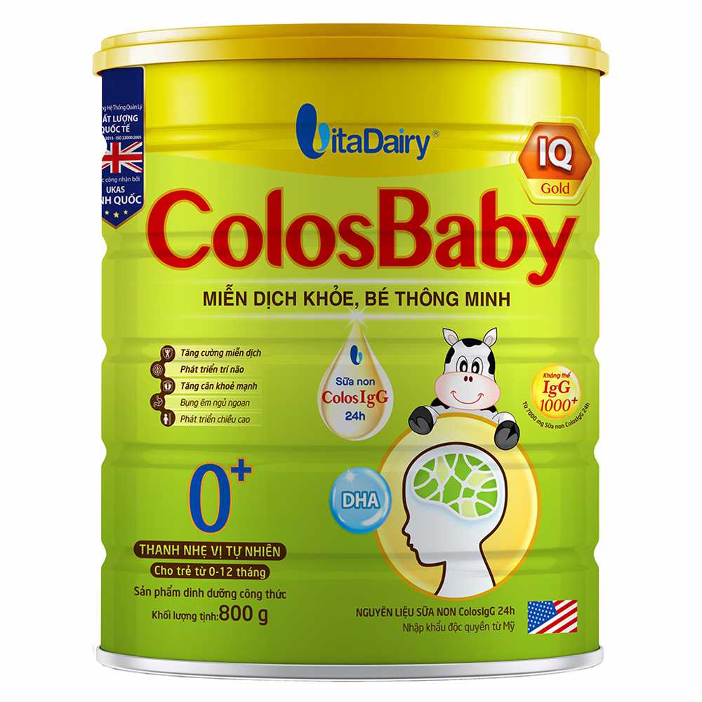 Sữa Colosbaby hương vị thơm ngon - Top 15 sữa tốt nhất