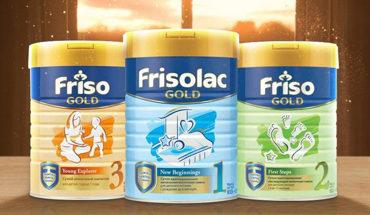 Các loại sữa Friso Gold tốt cho bé