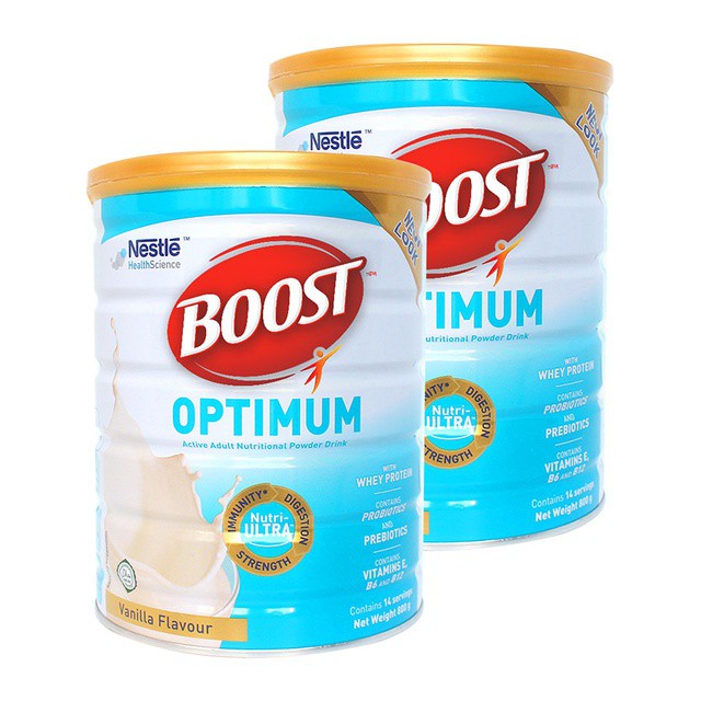 Top 7 sữa tăng sức đề kháng cho người lớn tuổi - Sữa bột Boost Optimum