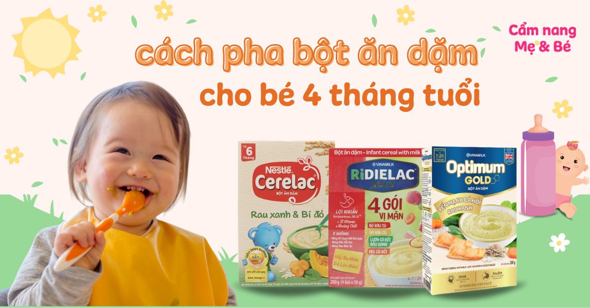 Hướng dẫn cách pha bột đúng chuẩn - Giúp bé dễ ăn